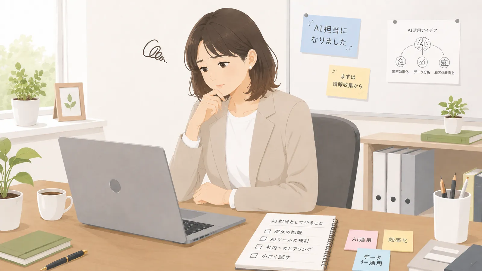 AI担当に任命されたら最初の1か月でやること