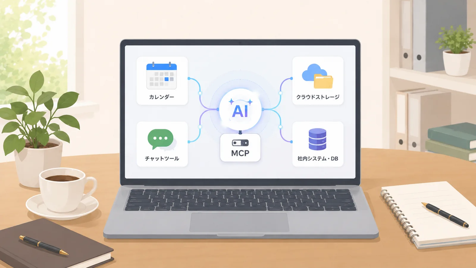 MCPとは？AIと外部サービスをつなぐ仕組みをやさしく解説