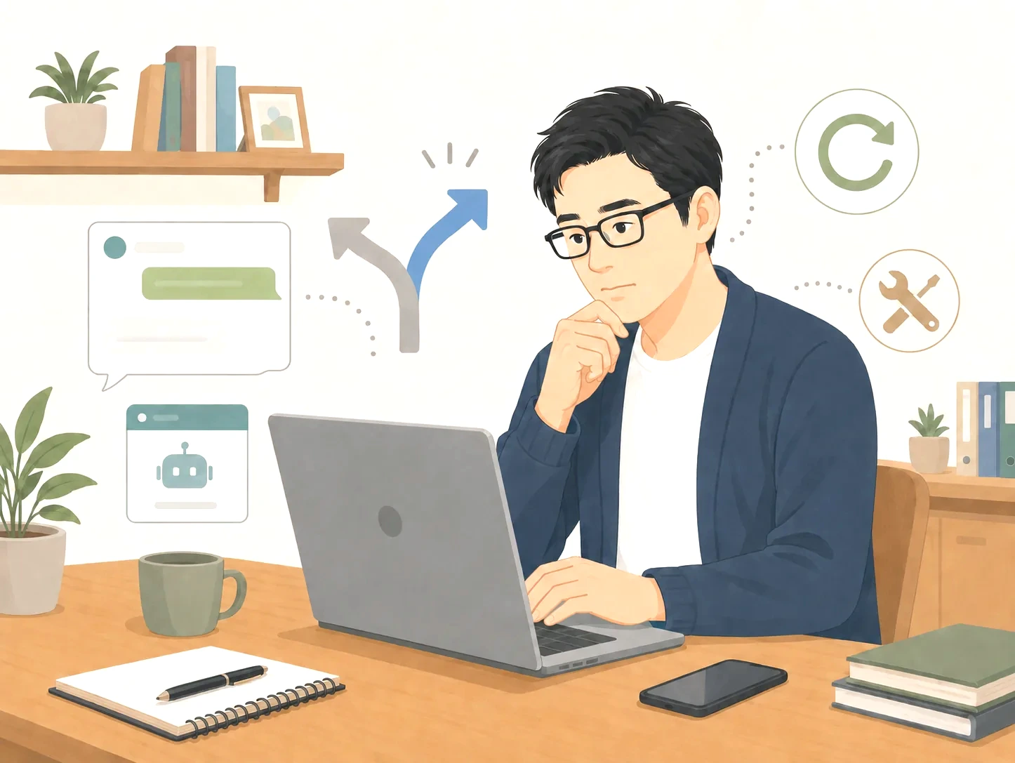 AIで作業がうまく進まないときの切り替え方｜時間を溶かさないための3つのサイン