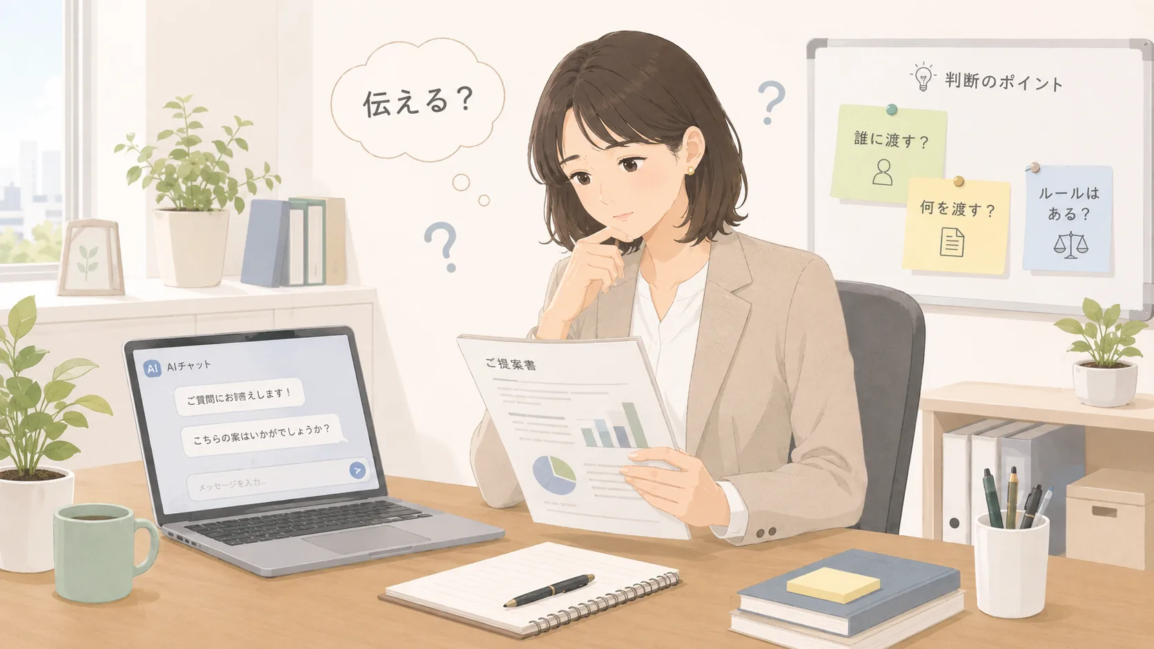 AIを使ったこと、相手に伝えるべき？迷ったときの考え方
