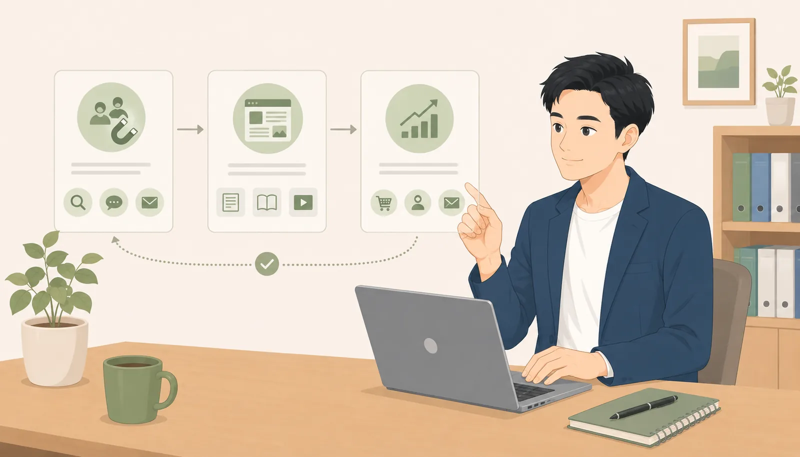 AIを使ったコンテンツ戦略｜個別ページの作り込みと、流入を作るオウンドメディア