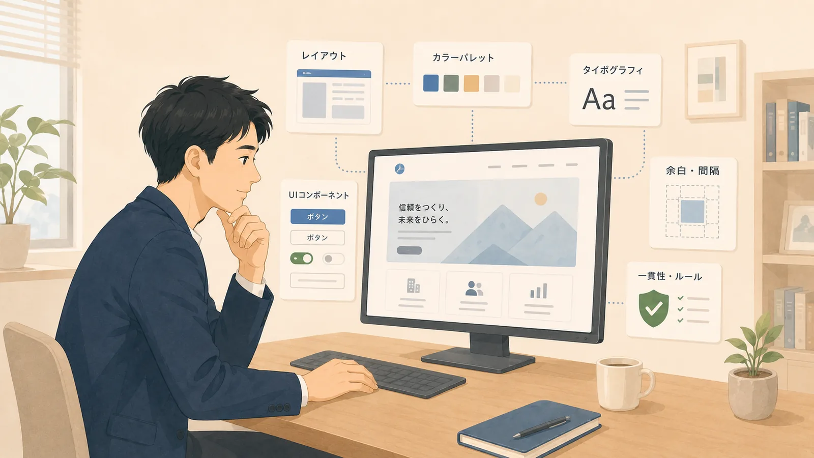 AIでWebサイトのデザインはどこまで作れる？自社らしさを出すために考えたいこと