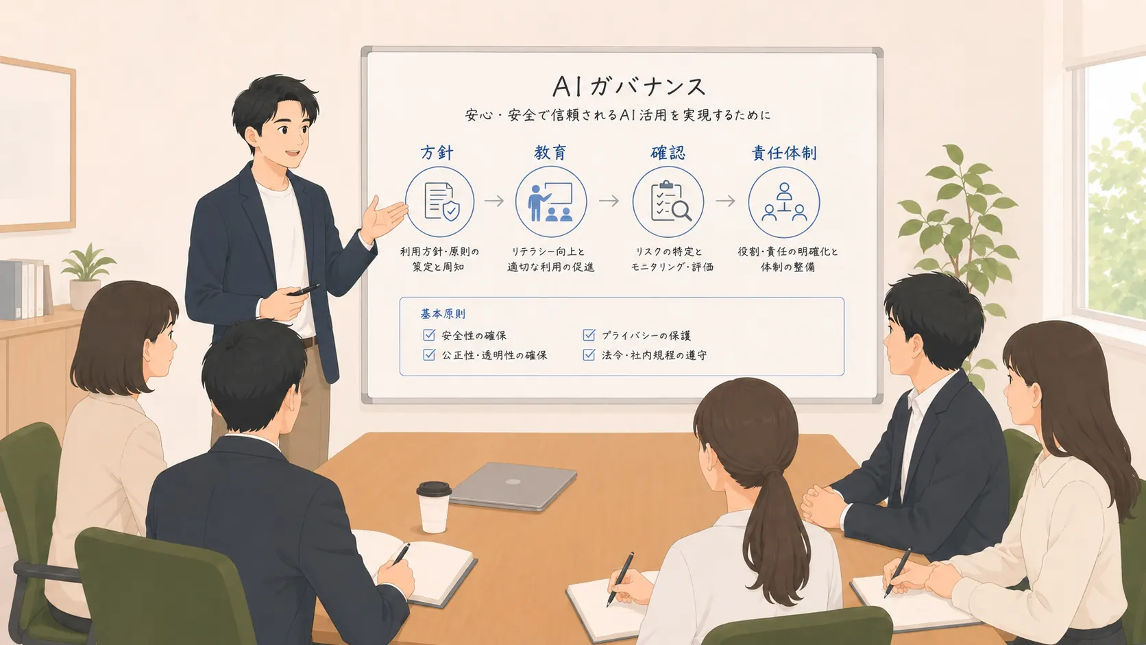 AIガバナンスとは｜社内でAIを安全に使うための仕組みづくり