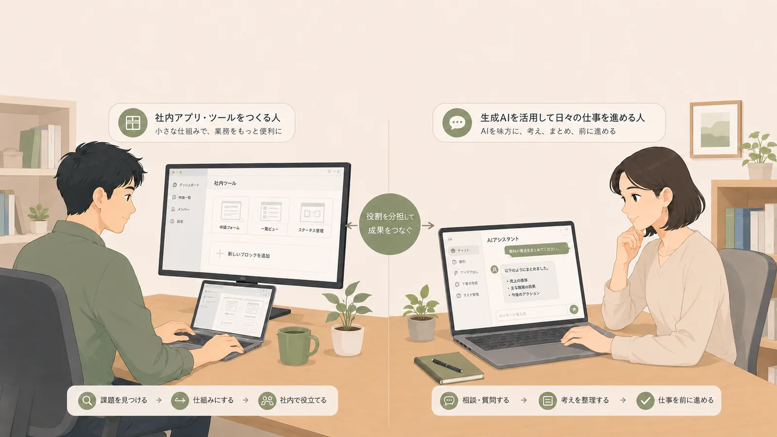 AI活用は、全員が使いこなさなくていい｜役割分担で会社が回る形をつくる