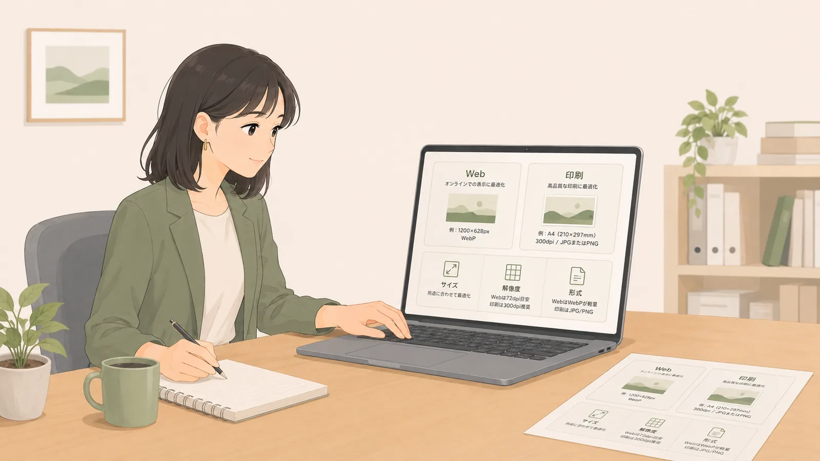 生成AIで画像を作れる時代の、画像の基礎知識（サイズ・解像度・形式）